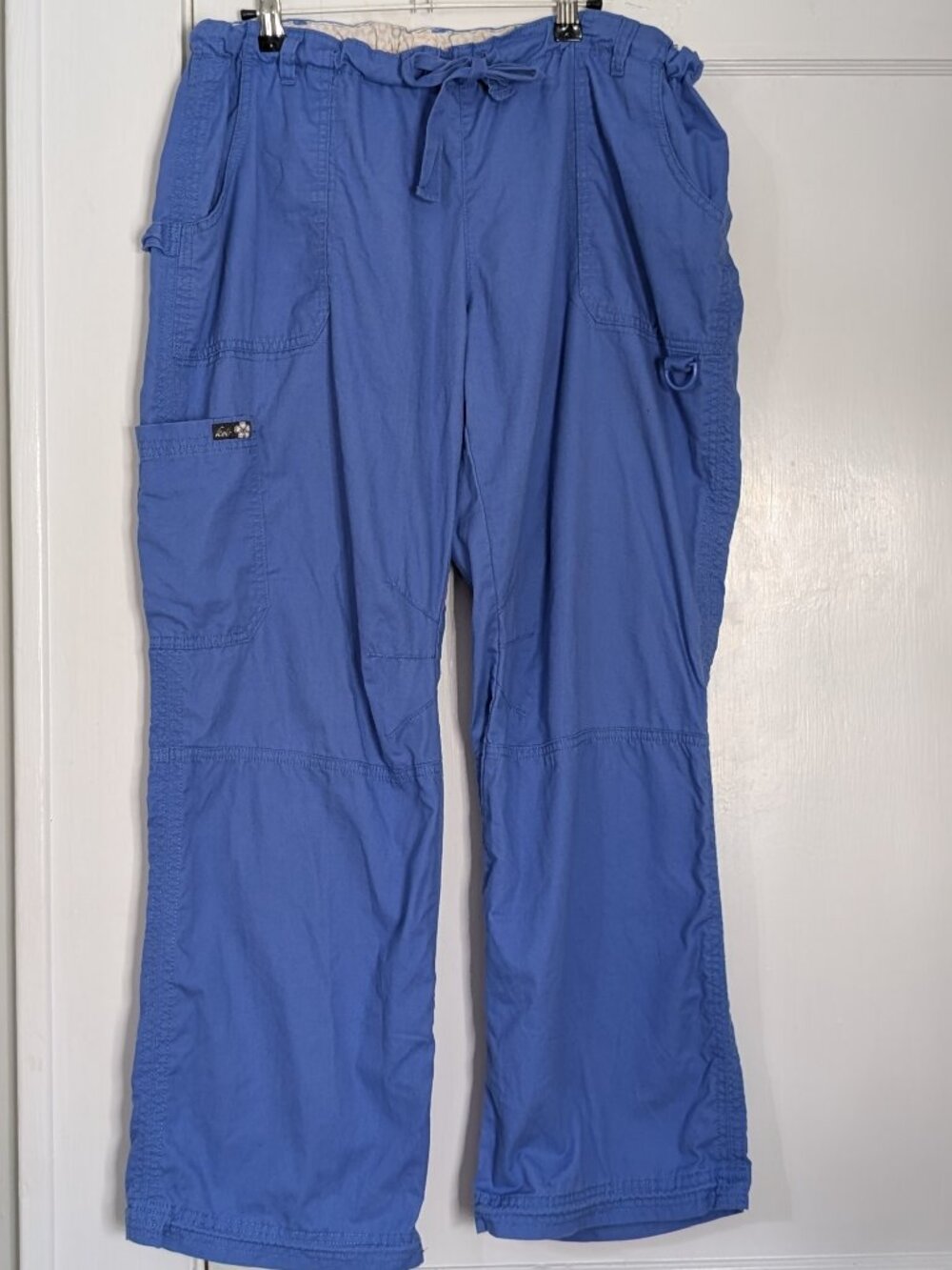 Koi by Kathy Peterson Lindsey Cargo Scrub Pants Women's XL Blue Style 701